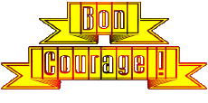 Mensajes Francés Bon Courage 02 