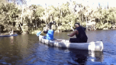 Umorismo -  Fun Sportivo Canoa Kayak Cadute - Fail 