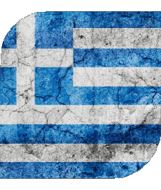 Bandiere Europa Grecia Quadrato 