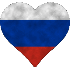 Bandiere Europa Russia Cuore 