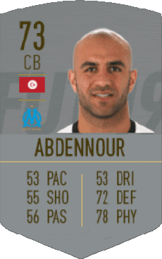 Multi Média Jeux Vidéo F I F A - Joueurs Cartes Tunisie Aymen Abdennour 