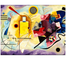 Humor -  Fun ART Artists Painter Wassily Kandinsky 