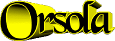 Prénoms FEMININ - Italie O Orsola 