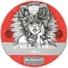 Generic Labei IPA-Getränke Bier UK Allendale Brewery 