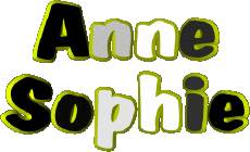 Vorname WEIBLICH - Frankreich A Zusammengesetzter Anne Sophie 