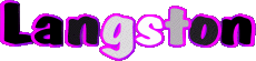 First Names MASCULINE -  UK - USA - IRL - AUS - NZ L Langston 