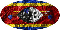 Banderas África Eswatini Oval 