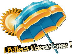 Messages Spanish Felices Vacaciones Transparent Background 07 