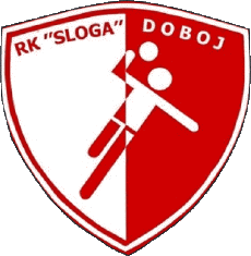 Sport Handballschläger Logo Bosnien und Herzegowina RK Sloga Doboj 