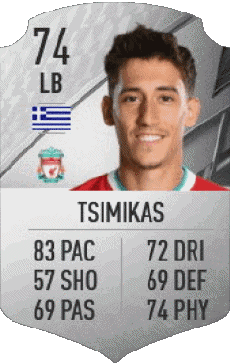 Multimedia Videospiele F I F A - Karten Spieler Griechenland Konstantinos Tsimikas 