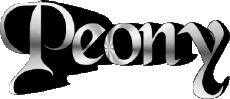Vorname WEIBLICH  - UK - USA - IRL - AUS - NZ P Peony 