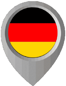Drapeaux Europe Allemagne Epingle de Localisation 