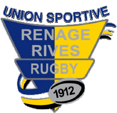 Sports Rugby Club France Logo Dept 38 US Renage Rives 