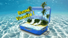 Messagi Italiano Buone Vacanze Sfondo animato 002 