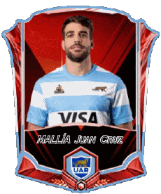 Deportes Rugby - Jugadores Argentina Equipo 2025 MALLÍA Juan Cruz 