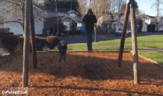 Humor -  Fun PEOPLE Swings Gamelles Fail 