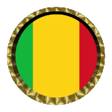 Bandiere Africa Mali Rotondo - Anelli 