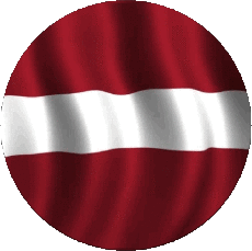 Drapeaux Europe Lettonie Rond 