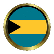 Bandiere America Bahamas Rotondo - Anelli 