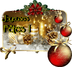 Messagi Francese Joyeuses Fêtes (Noël) Serie 16 