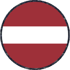 Drapeaux Europe Lettonie Rond 