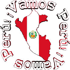 Mensajes Español Vamos Perú Bandera 