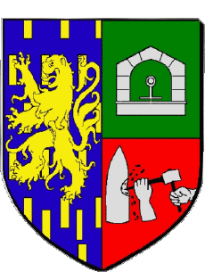 Blason-Drapeaux France Départements - Villes 39 DAMPARIS 