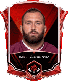 Sports Rugby - Joueurs Géorgie Equipe 2022 Beka Gigashvili 