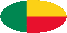 Fahnen Afrika Benin Verschiedene 
