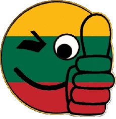 Flags Europe Lithuania Smiley - OK 
