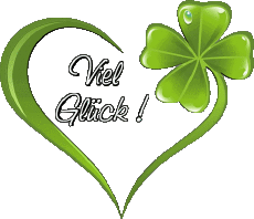 Messages German Viel Glück Transparent Background 06 