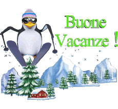 Messages Italien Buone Vacanze Iverno Serie 05 