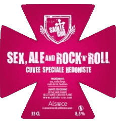 Sex ale and rock &#039;n&#039; Roll-Boissons Bières France Métropole Sainte Cru 