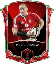 Sports Rugby - Joueurs Pays de Galles Gareth Thomas 