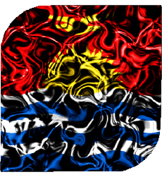 Drapeaux Océanie Kiribati Carré 