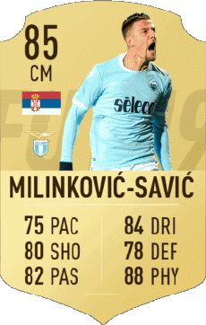 Multi Media Video Games F I F A - Card Players Serbia Sergej Milinkovic-Savic 