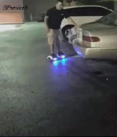 Umorismo -  Fun PERSONE Hoverboard Fail 01 