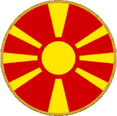 Flags Europe Macedonia Round 