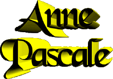 Nombre FEMENINO - Francia A Compuesto Anne Pascale 