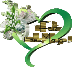 Mensajes Español 1 de Mayo Feliz 