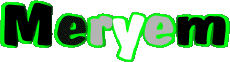 First Names FEMININE - Maghreb Muslim M Meryem 