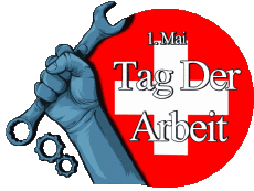 Messages Allemand 1. Mai Tag Der Arbeit - Schweiz 