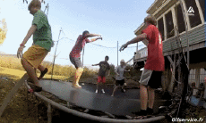 Humor - Fun Deportes Trampolín Afuera Fail 