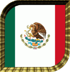 Fahnen Amerika Mexiko Plaza 