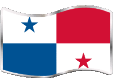 Drapeaux Amériques Panama Rectangle 