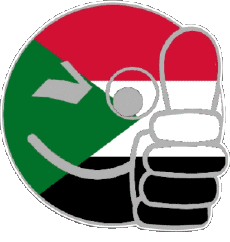 Flags Africa Sudan Smiley - OK 