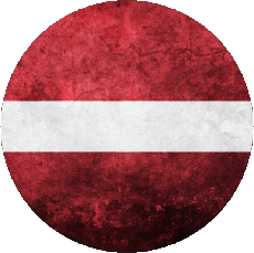 Drapeaux Europe Lettonie Rond 