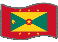 Fahnen Amerika Grenada-Inseln Rechteck 