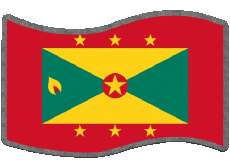 Flags America Grenada islands Rectangle 