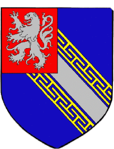 Blasón-Banderas Francia Departamentos - Ciudades 51 AY Blasón